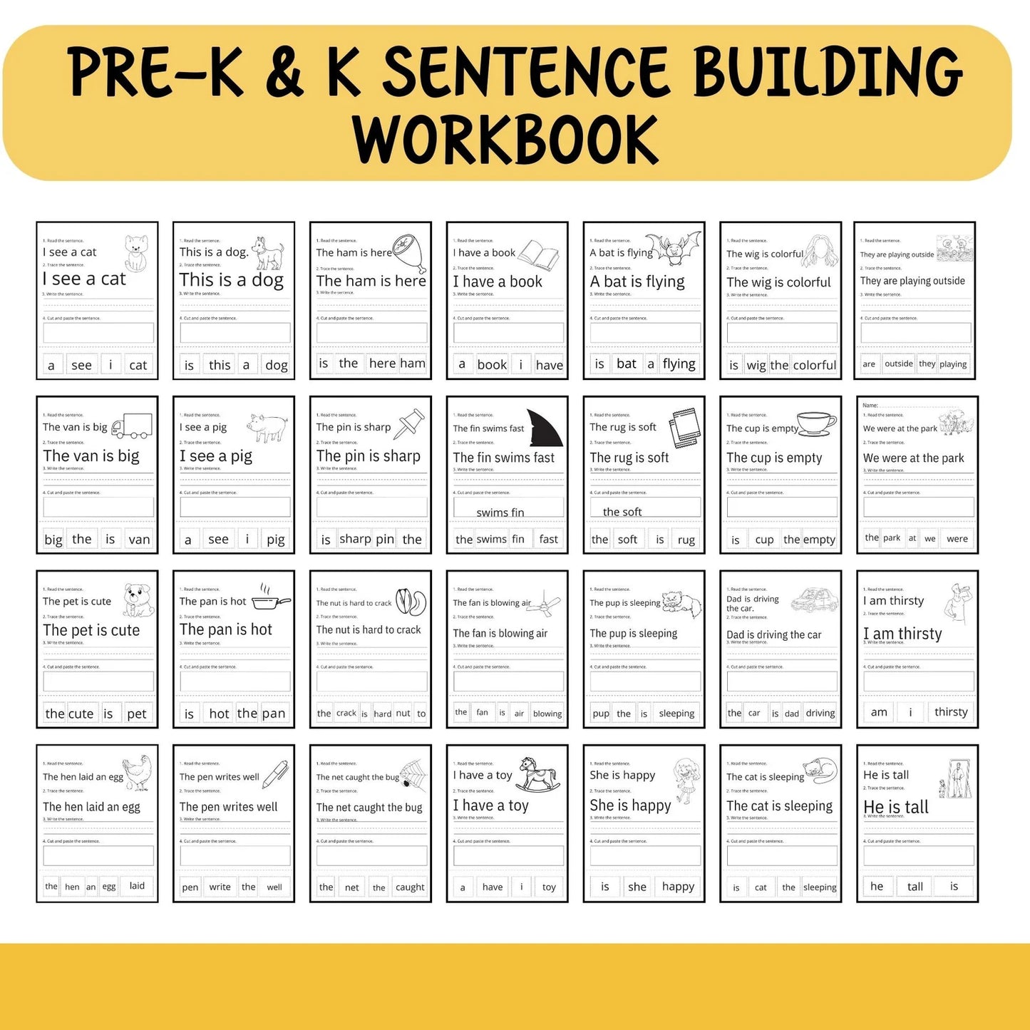 Creative Sentence Building Kit