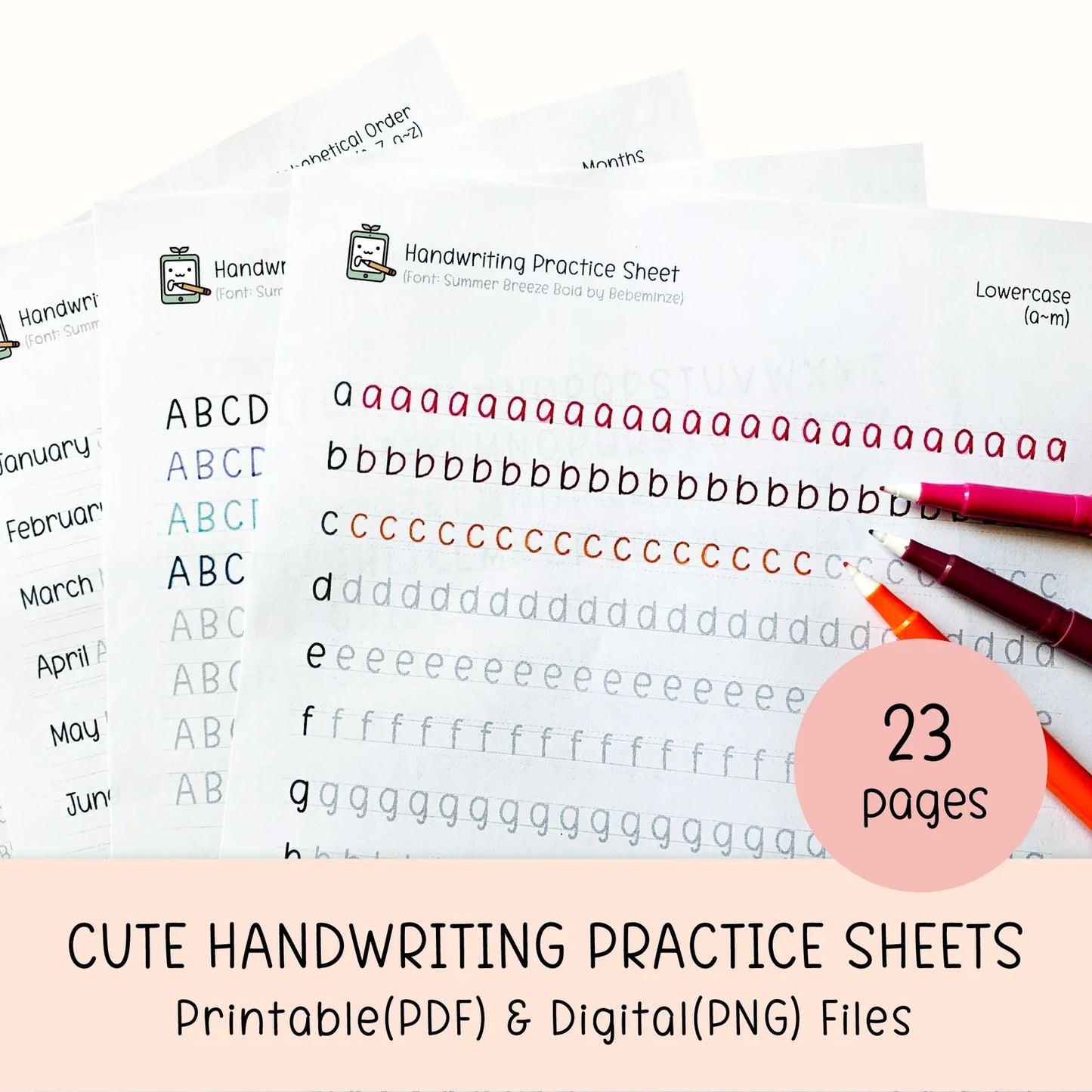 Handwriting Worksheets | CURSIVE PRINT BUNDLE for Older Students (1-8th Grade)